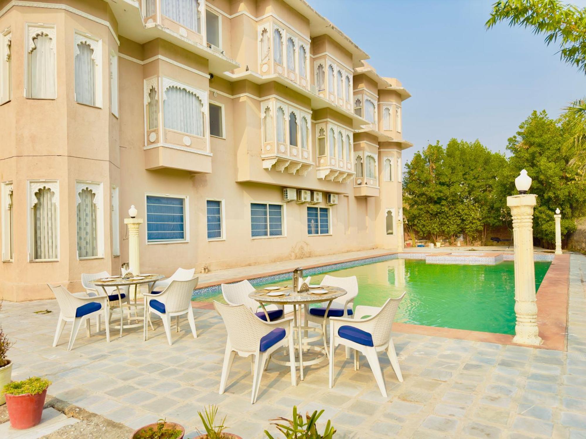 Jag Aravali Resort Udaipur By Naina Staycation - Best For Corporate Events - Family Parties - Mice 외부 사진